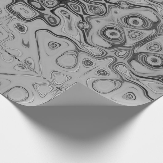 Mooie mooie Ash Grey textuur Kleur Art Print Cadeaupapier (Hoek)