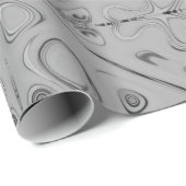 Mooie mooie Ash Grey textuur Kleur Art Print Cadeaupapier (Rol Hoek)