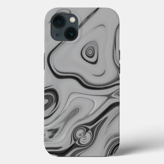 Mooie mooie Ash Grey textuur Kleur Art Print Case-Mate iPhone Case (Achterkant)