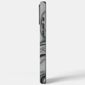 Mooie mooie Ash Grey textuur Kleur Art Print Case-Mate iPhone Case (Achterkant / Links)