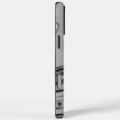Mooie mooie Ash Grey textuur Kleur Art Print Case-Mate iPhone Case (Achterkant / Rechts)