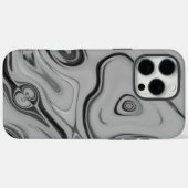 Mooie mooie Ash Grey textuur Kleur Art Print Case-Mate iPhone Case (Achterkant (horizontaal))