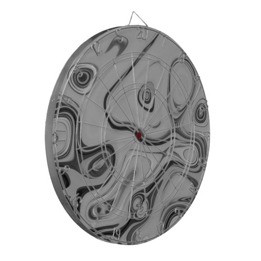 Mooie mooie Ash Grey textuur Kleur Art Print Dartbord (Voorkant Links)