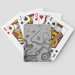 Mooie mooie Ash Grey textuur Kleur Art Print Pokerkaarten