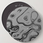 Mooie mooie Ash Grey textuur Kleur Art Print Ronde Button 6,0 Cm (Voorkant /achterkant)