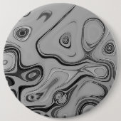 Mooie mooie Ash Grey textuur Kleur Art Print Ronde Button 6,0 Cm (Voorkant)
