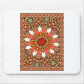 Mooie mooie Aziatische traditionele edgy patroon Muismat (Voorkant)