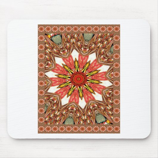 Mooie mooie Aziatische traditionele edgy patroon Muismat (Voorkant)