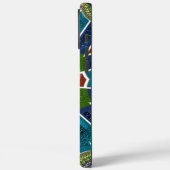 Mooie mooie Azië trendy Sari Abstract patroon Case-Mate iPhone Case (Achterkant / Links)