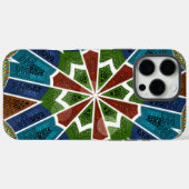 Mooie mooie Azië trendy Sari Abstract patroon Case-Mate iPhone Case (Achterkant (horizontaal))
