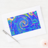 Mooie Mooie Blauwe Liefde Print Flash vectorkunst Rechthoekige Sticker (Envelop)