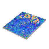 Mooie Mooie Blauwe Liefde Print Flash vectorkunst Tegeltje (Zijkant)