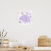 Mooie, mooie dress poster (Keuken)