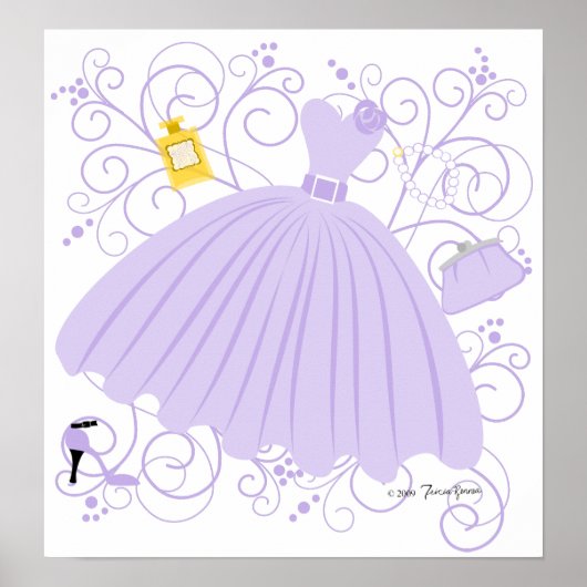 Mooie, mooie dress poster (Voorkant)