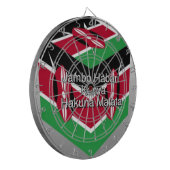 Mooie mooie Keniaanse vlag kubus met groet Dartbord (Voorkant Links)