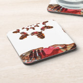 Mooie, mooie kleuren bier onderzetter (Linkerzijde)