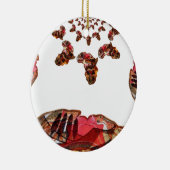 Mooie, mooie kleuren keramisch ornament (Rechts)