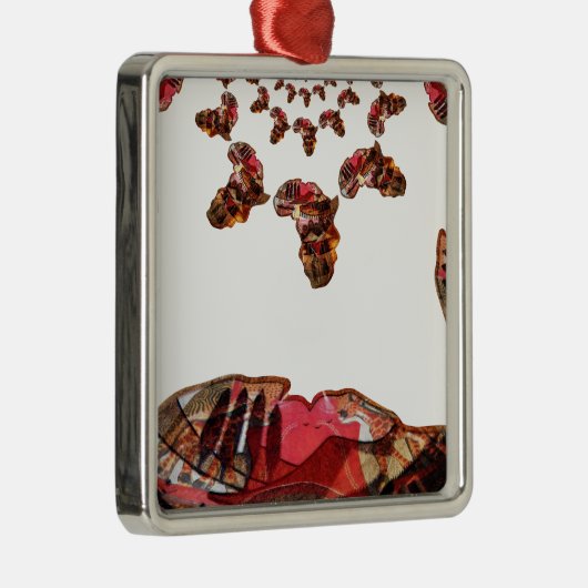 Mooie, mooie kleuren metalen ornament (Rechts)