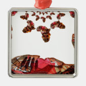 Mooie, mooie kleuren metalen ornament (Voorkant)