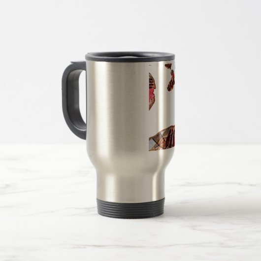 Mooie, mooie kleuren reisbeker (Voorkant links)