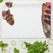 Mooie, mooie kleuren theedoek (Gevouwen)