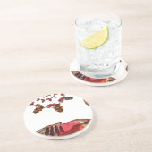 Mooie, mooie kleuren zandsteen onderzetter (Zijkant)