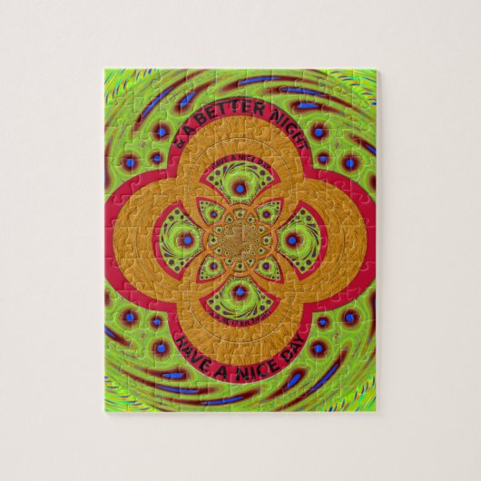 Mooie, mooie Mandala hebben een mooie dag Legpuzzel (Verticaal)