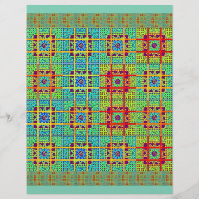 Mooie Mooie Mayan etnische Print vector ontwerp (Voorkant)