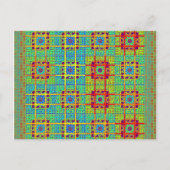 Mooie Mooie Mayan etnische Print vector ontwerp Briefkaart (Voorkant)