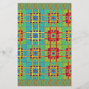 Mooie Mooie Mayan etnische Print vector ontwerp Briefpapier