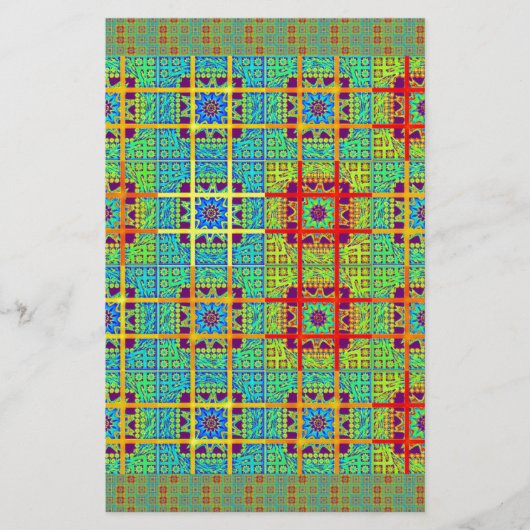 Mooie Mooie Mayan etnische Print vector ontwerp Briefpapier (Voorkant)