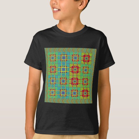 Mooie Mooie Mayan etnische Print vector ontwerp T-shirt (Voorkant)