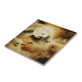 Mooie Moon Crows Tegeltje (Zijkant)