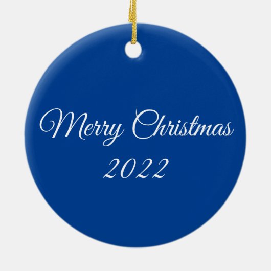 Mooie Moonlight Wilderness Scene Keramisch Ornament (Achterkant)