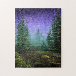 Mooie Moonlight Wilderness Scene Legpuzzel