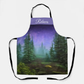 Mooie Moonlight Wilderness Scene Schort (Voorkant)