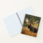 Mooie Moose Notitieboek (Binnen)
