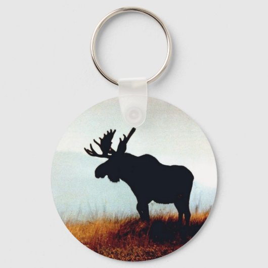 Mooie Moose Sleutelhanger (Voorkant)