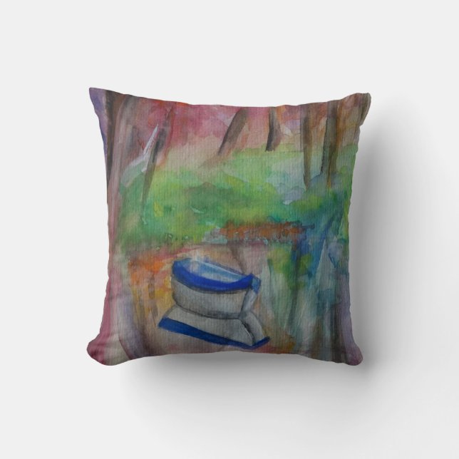 Mooie Mornung Art Throw Cushion 41 cm x 41 cm Kussen (Voorkant)