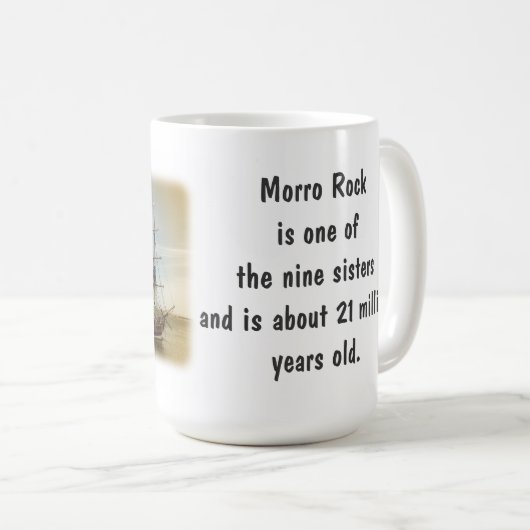 Mooie Morro Bay-Mok! Koffiemok (Voorkant rechts)