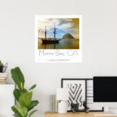 Mooie Morro Bay-Poster! Poster (Thuiskantoor)