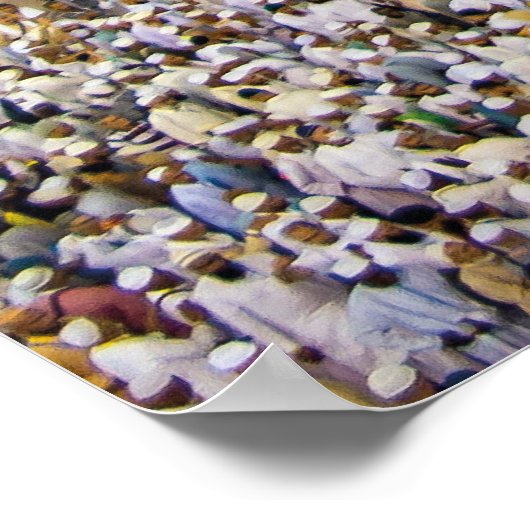 Mooie moskee Mekka Islamitische KaAba Gift Poster (Hoek)