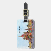 Mooie Moskou Bagagelabel (Voorkant verticaal)