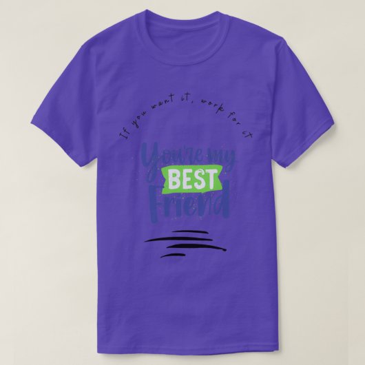 Mooie motivatie aanhalingstekens Als je wilt dat h T-shirt (Design voorkant)