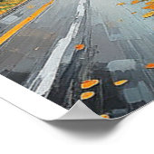 Mooie motivatie, natuurlijke canvas, poster (Hoek)