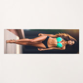 Mooie motivatiemodel yoga mat (Voorkant (horizontaal))