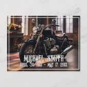 Mooie Motorfiets Viering van het Leven Briefkaart (Voorkant)