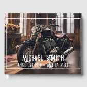 Mooie Motorfiets Viering van het Leven Gastenboek (Voorkant)