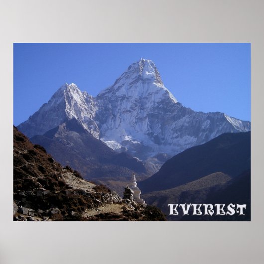 Mooie Mount Everest - Snowy Himalayas Poster (Voorkant)