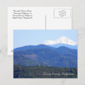 Mooie Mount Shasta... Briefkaart (Voorkant / Achterkant)